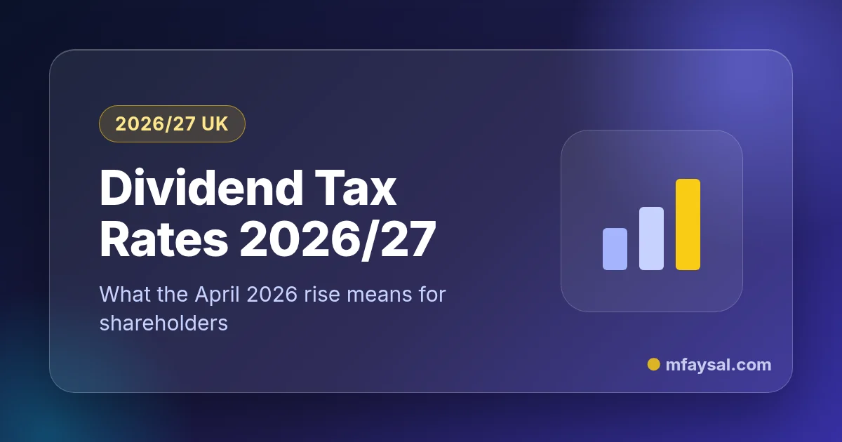 Cover image for Dividend Tax Rates 2026/27: What the April 2026 Rise Means for Shareholders and Company Directors
