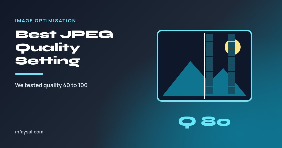 Best JPEG Quality Setting for Web, Email and Print (We Tested 40 to 100)