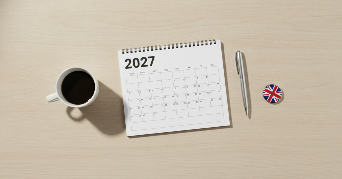 Cover image for How Many Working Days Are in 2027? UK Month-by-Month Guide