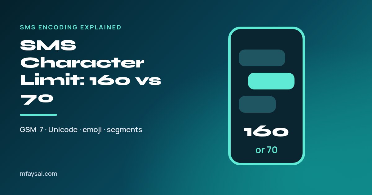 SMS Character Limit Explained: Why Texts Split at 160 or 70 Characters