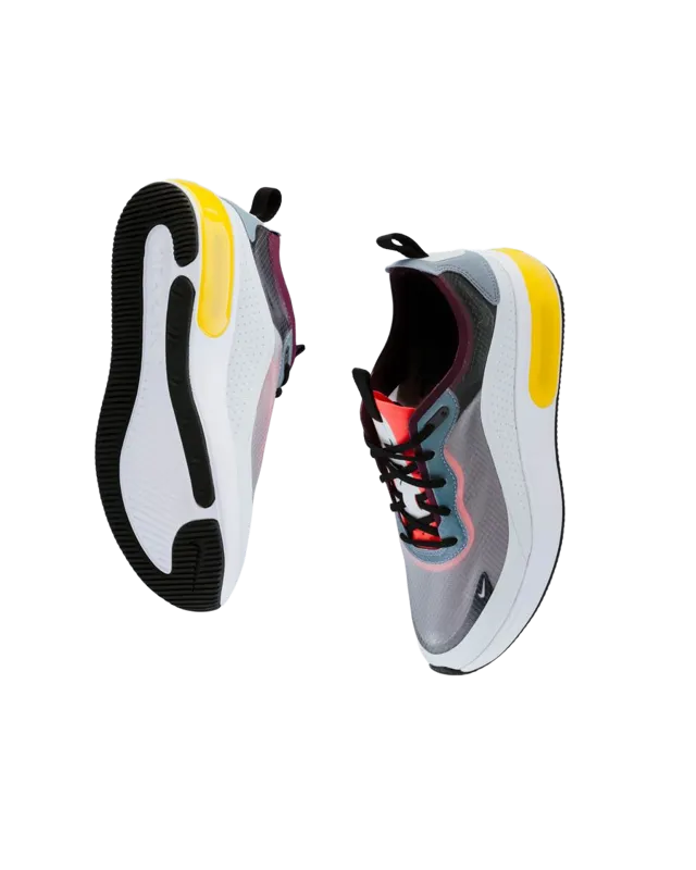 The same trainers cut out on a transparent background after background removal